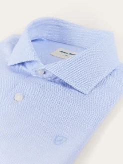 Trajes - Vestir|Camisas<Alvaro Moreno CAMISA MICROESTRUCTURA KIDS Celeste