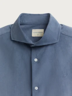 Casual<Alvaro Moreno CAMISA MICROPANA JACK AZUL