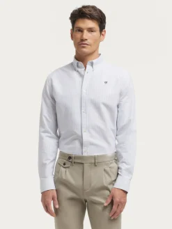 Oxford<Alvaro Moreno CAMISA OXFORD ASTON Azul