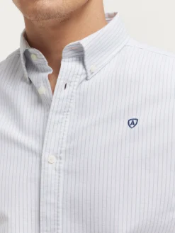 Oxford<Alvaro Moreno CAMISA OXFORD ASTON Azul