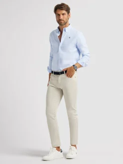 Oxford<Alvaro Moreno CAMISA OXFORD BASIC Celeste