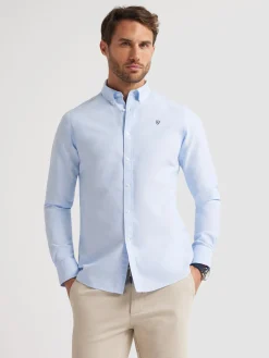 Oxford<Alvaro Moreno CAMISA OXFORD BASIC Celeste