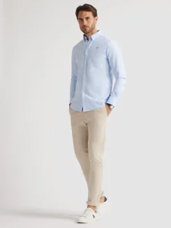 Oxford<Alvaro Moreno CAMISA OXFORD BASIC Celeste