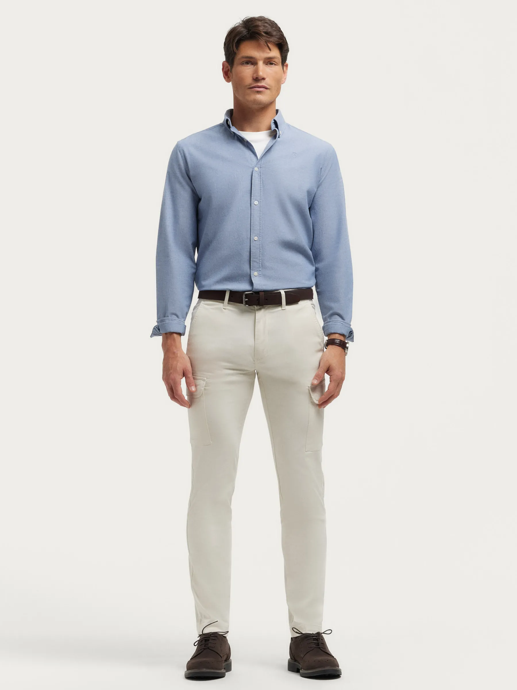 Oxford<Alvaro Moreno CAMISA OXFORD CHAMBRAY Azul