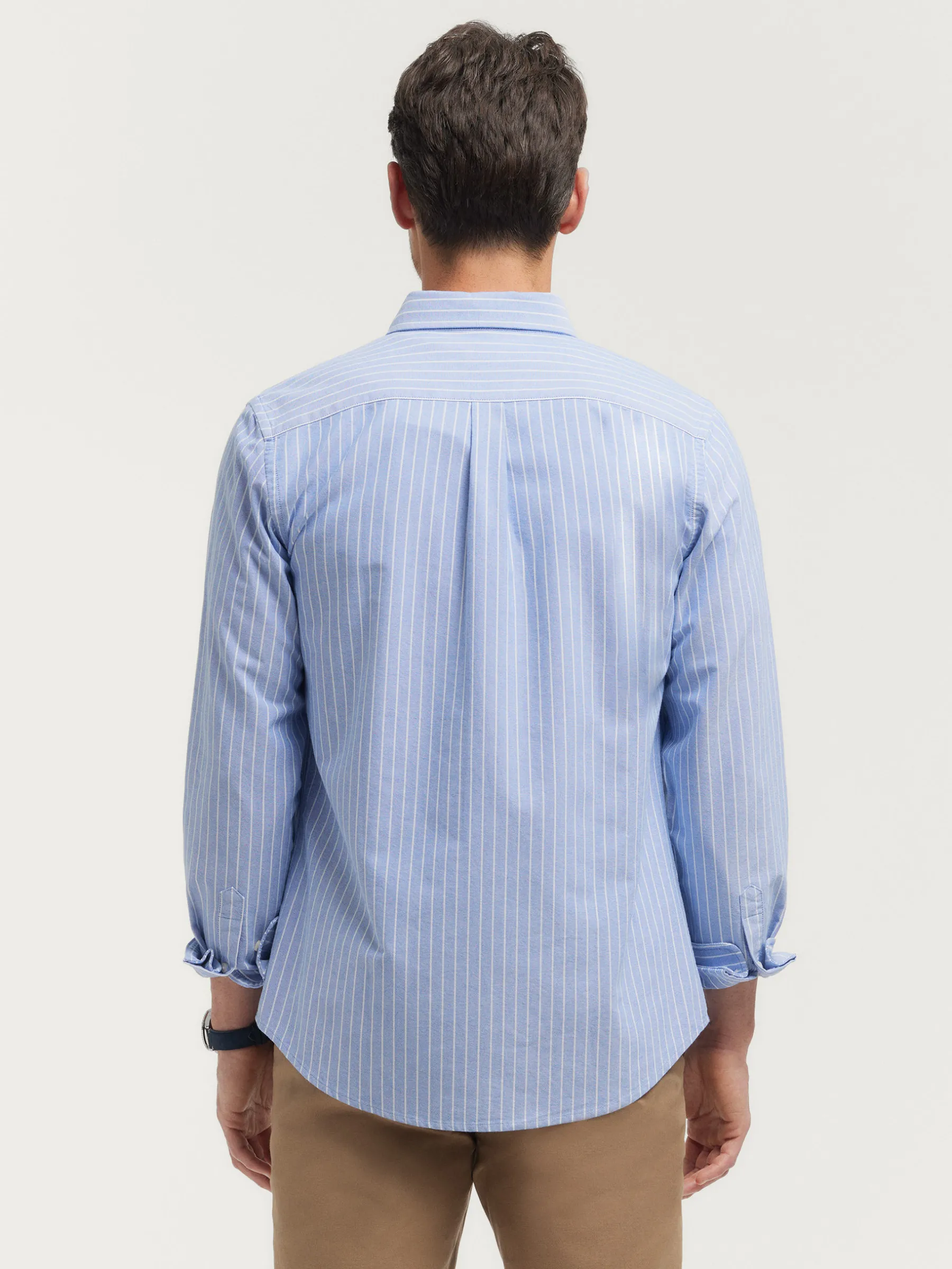 Oxford<Alvaro Moreno CAMISA OXFORD CLUB Azul