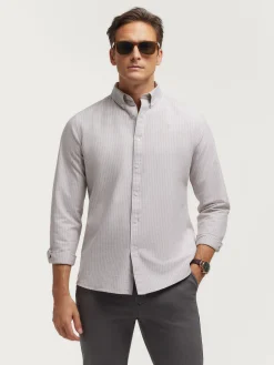 Oxford<Alvaro Moreno CAMISA OXFORD DIPLO Beige