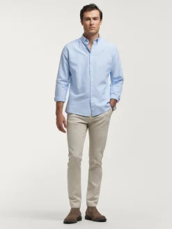 Oxford<Alvaro Moreno CAMISA OXFORD DIPLO Celeste