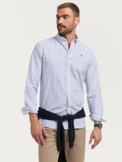 Oxford<Alvaro Moreno CAMISA OXFORD FANCY STR Azul