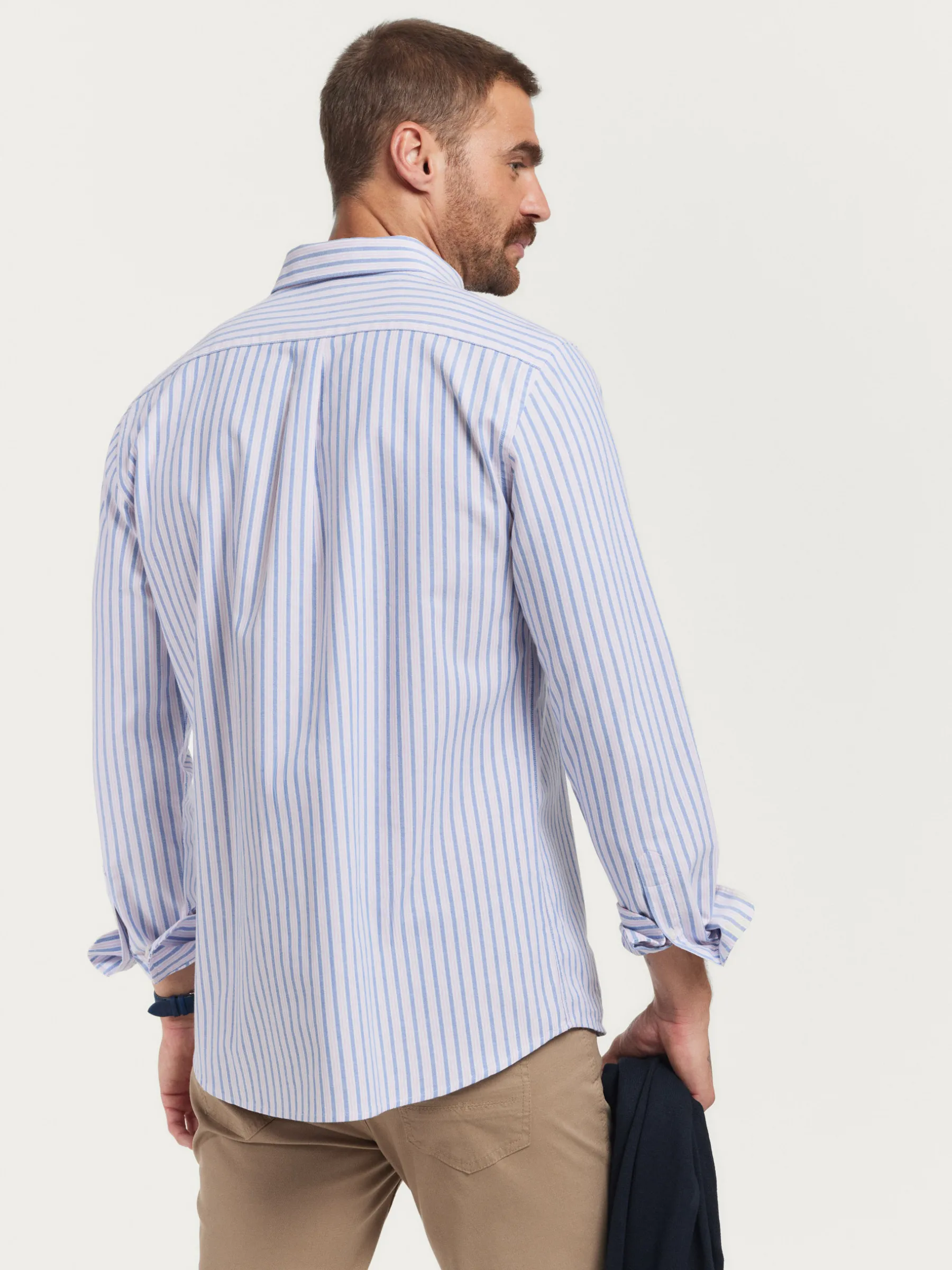Oxford<Alvaro Moreno CAMISA OXFORD FANCY STR Azul
