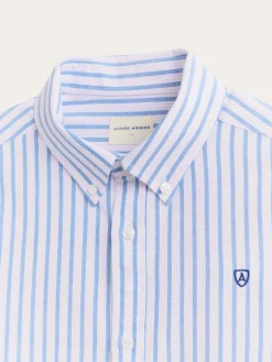 Oxford<Alvaro Moreno CAMISA OXFORD FANCY STR Azul