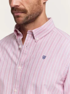 Oxford<Alvaro Moreno CAMISA OXFORD FANCY STR Rojo