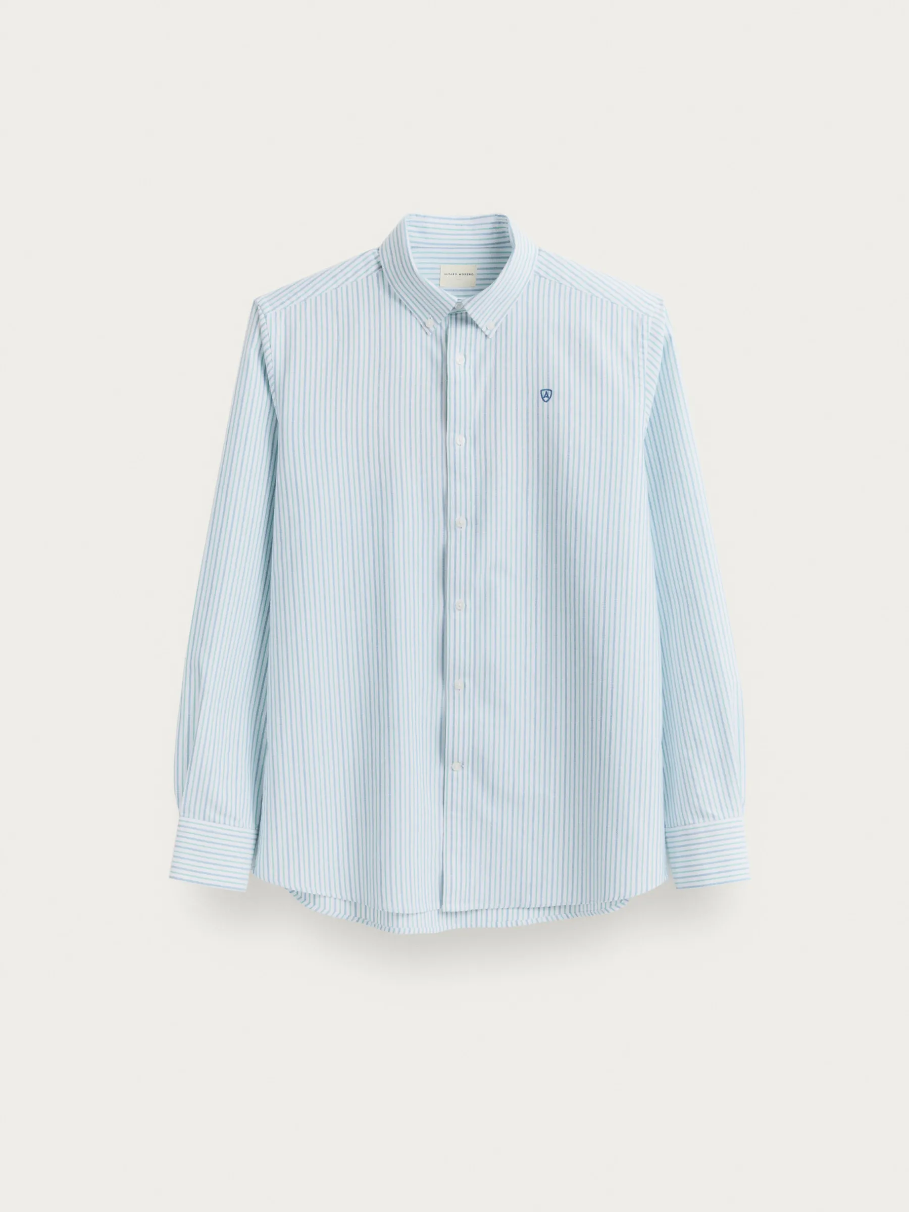 Oxford<Alvaro Moreno CAMISA OXFORD FANCY STR Verde