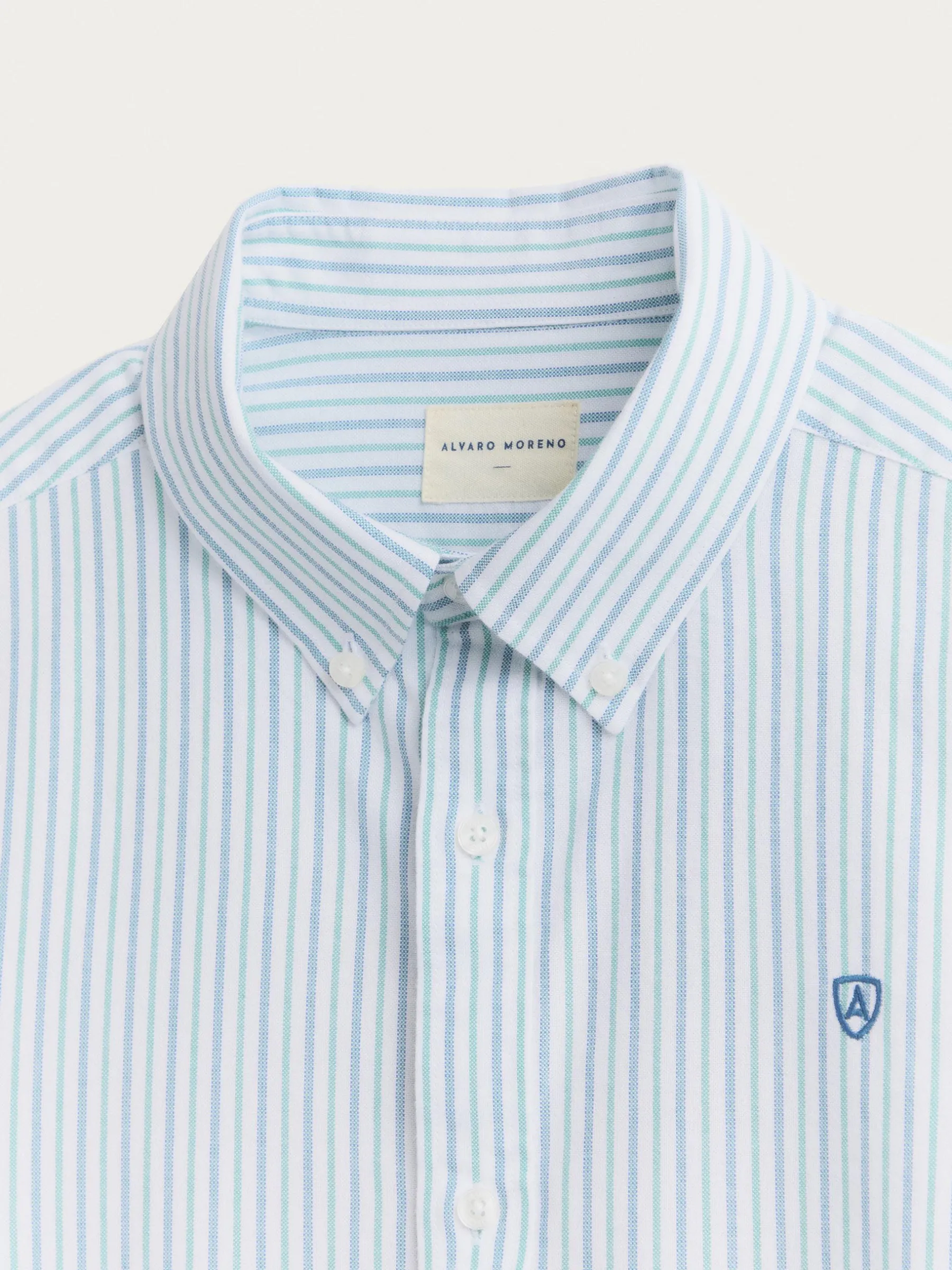 Oxford<Alvaro Moreno CAMISA OXFORD FANCY STR Verde
