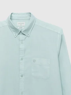Oxford<Alvaro Moreno CAMISA OXFORD POCKET DYE Verde Agua