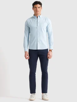 Oxford<Alvaro Moreno CAMISA OXFORD POCKET DYE Celeste