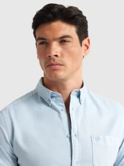 Oxford<Alvaro Moreno CAMISA OXFORD POCKET DYE Celeste