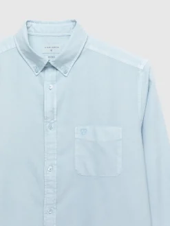 Oxford<Alvaro Moreno CAMISA OXFORD POCKET DYE Celeste