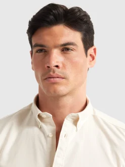 Oxford<Alvaro Moreno CAMISA OXFORD POCKET DYE Crudo