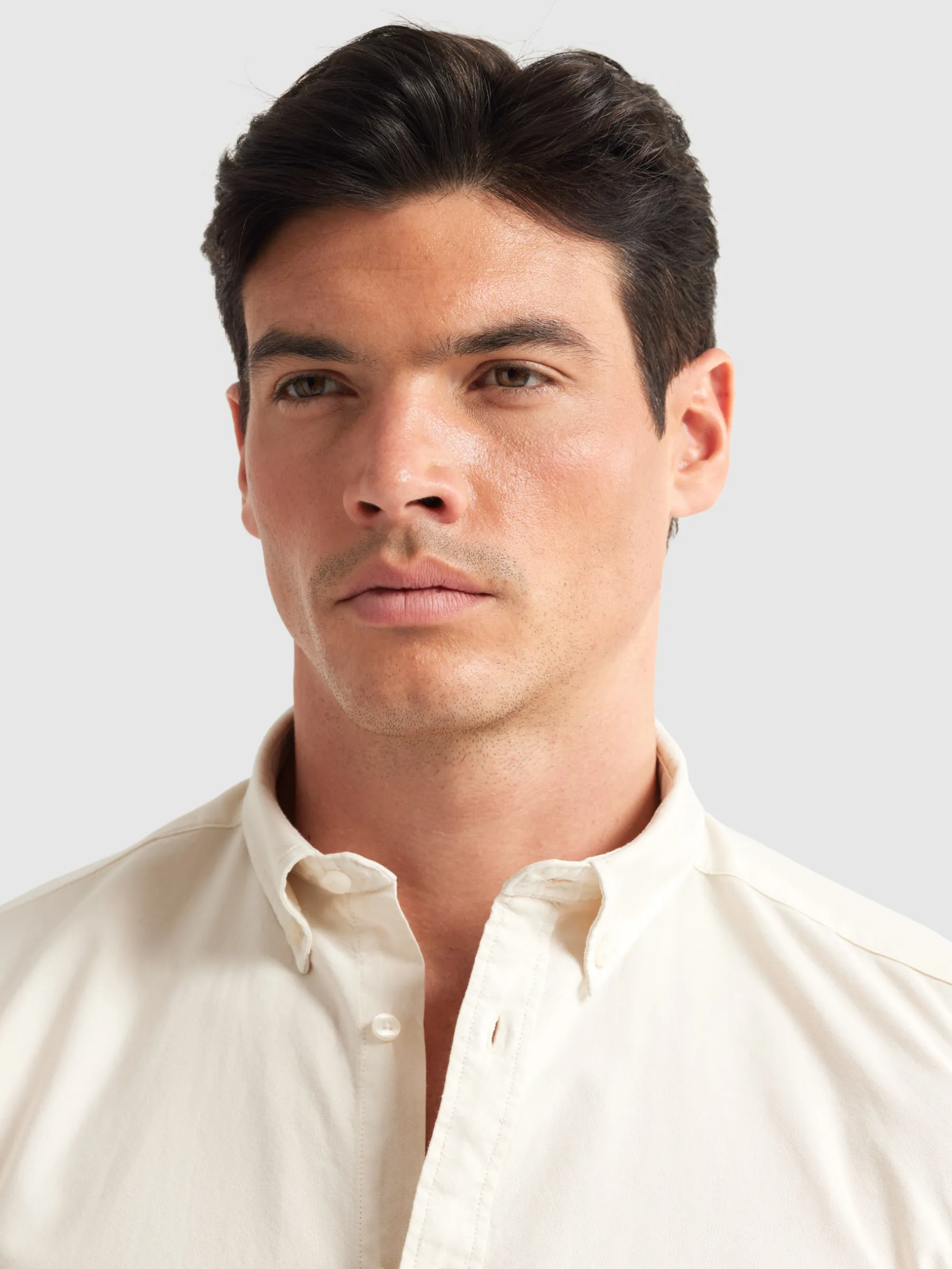 Oxford<Alvaro Moreno CAMISA OXFORD POCKET DYE Crudo