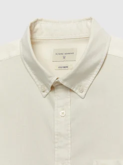 Oxford<Alvaro Moreno CAMISA OXFORD POCKET DYE Crudo