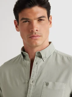 Oxford<Alvaro Moreno CAMISA OXFORD POCKET DYE Verde