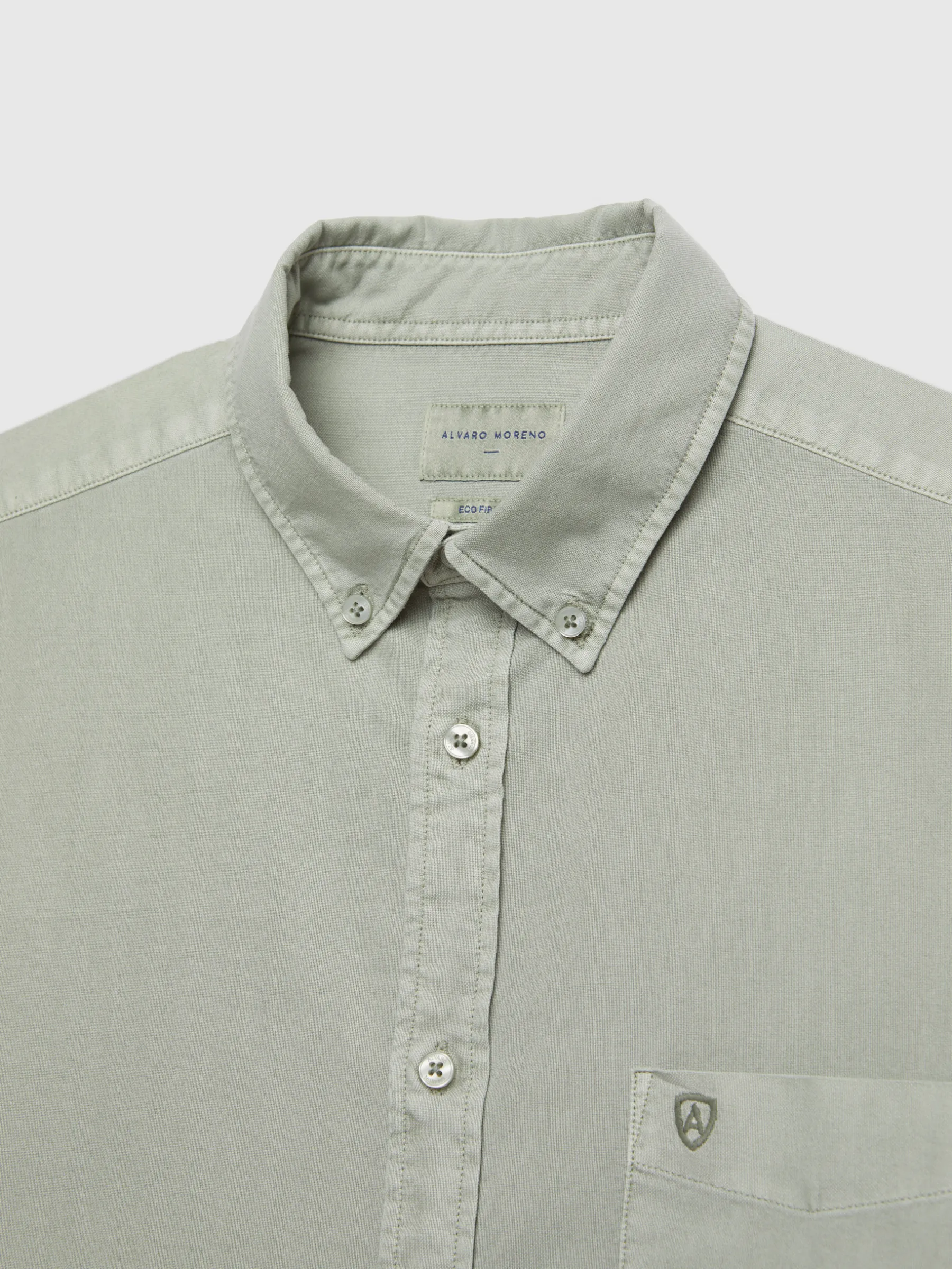 Oxford<Alvaro Moreno CAMISA OXFORD POCKET DYE Verde