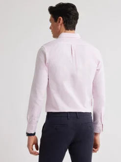 Oxford<Alvaro Moreno CAMISA OXFORD RAYAS BASIC Rosa