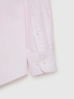 Oxford<Alvaro Moreno CAMISA OXFORD RAYAS BASIC Rosa