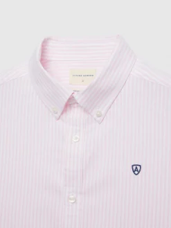 Oxford<Alvaro Moreno CAMISA OXFORD RAYAS BASIC Rosa