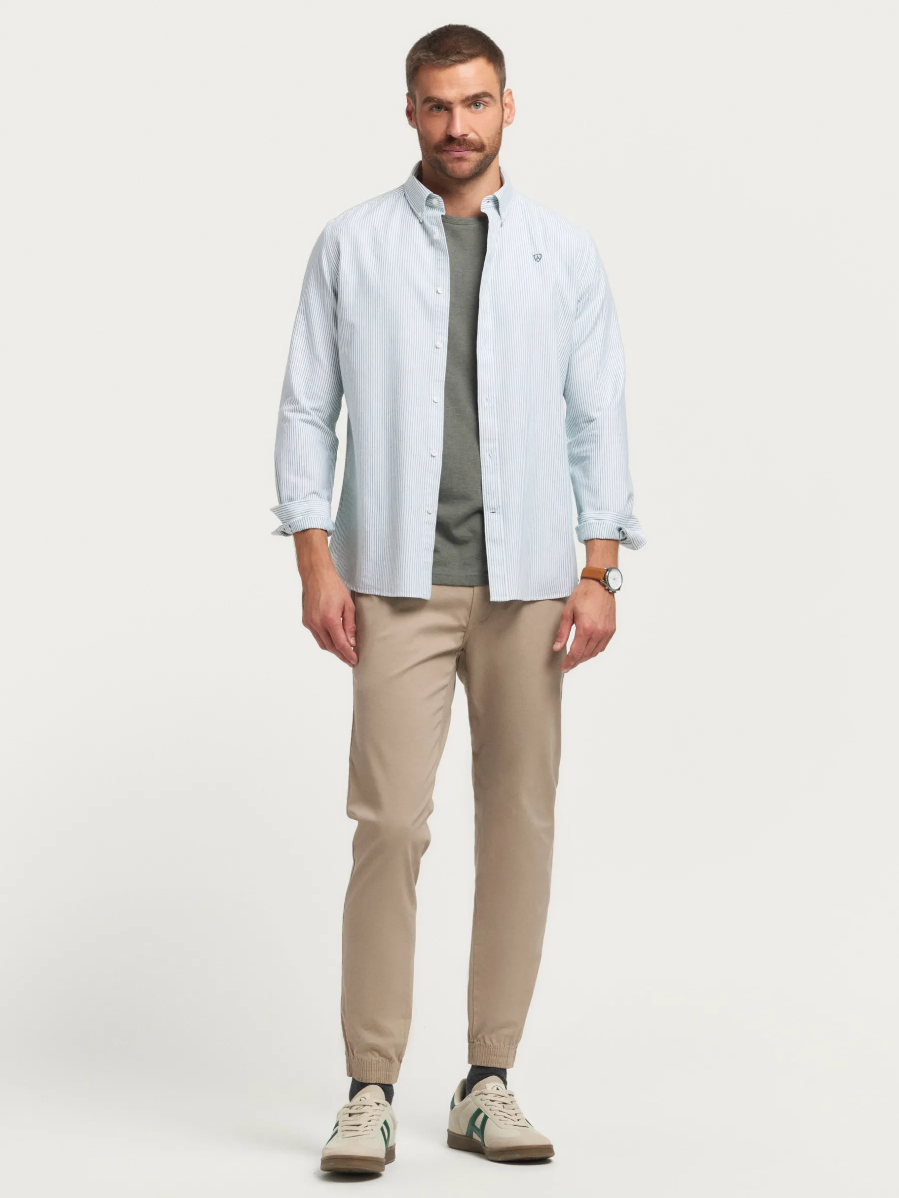 Oxford<Alvaro Moreno CAMISA OXFORD REGENT Verde