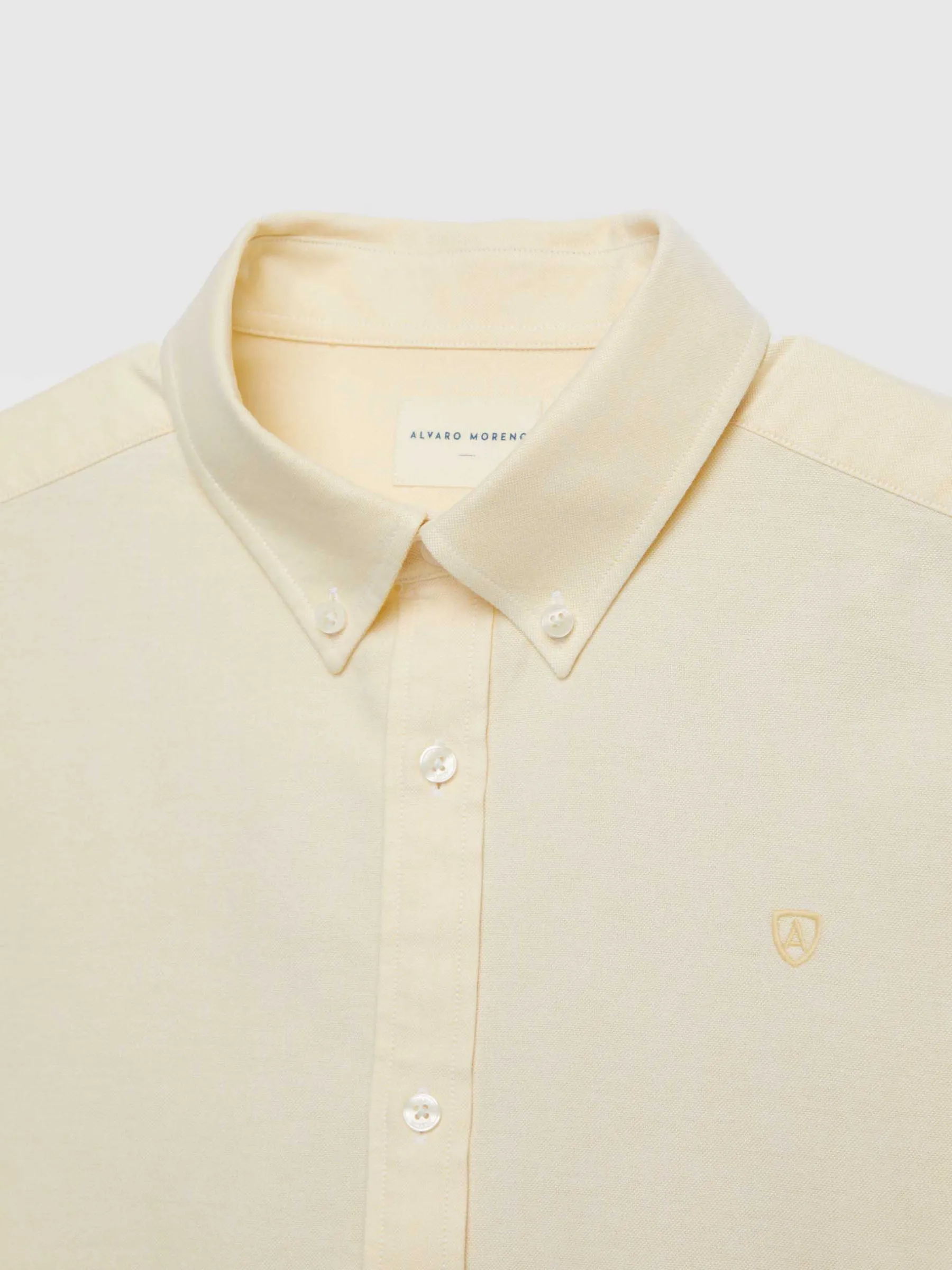 Oxford<Alvaro Moreno CAMISA OXFORD SOLID Amarillo
