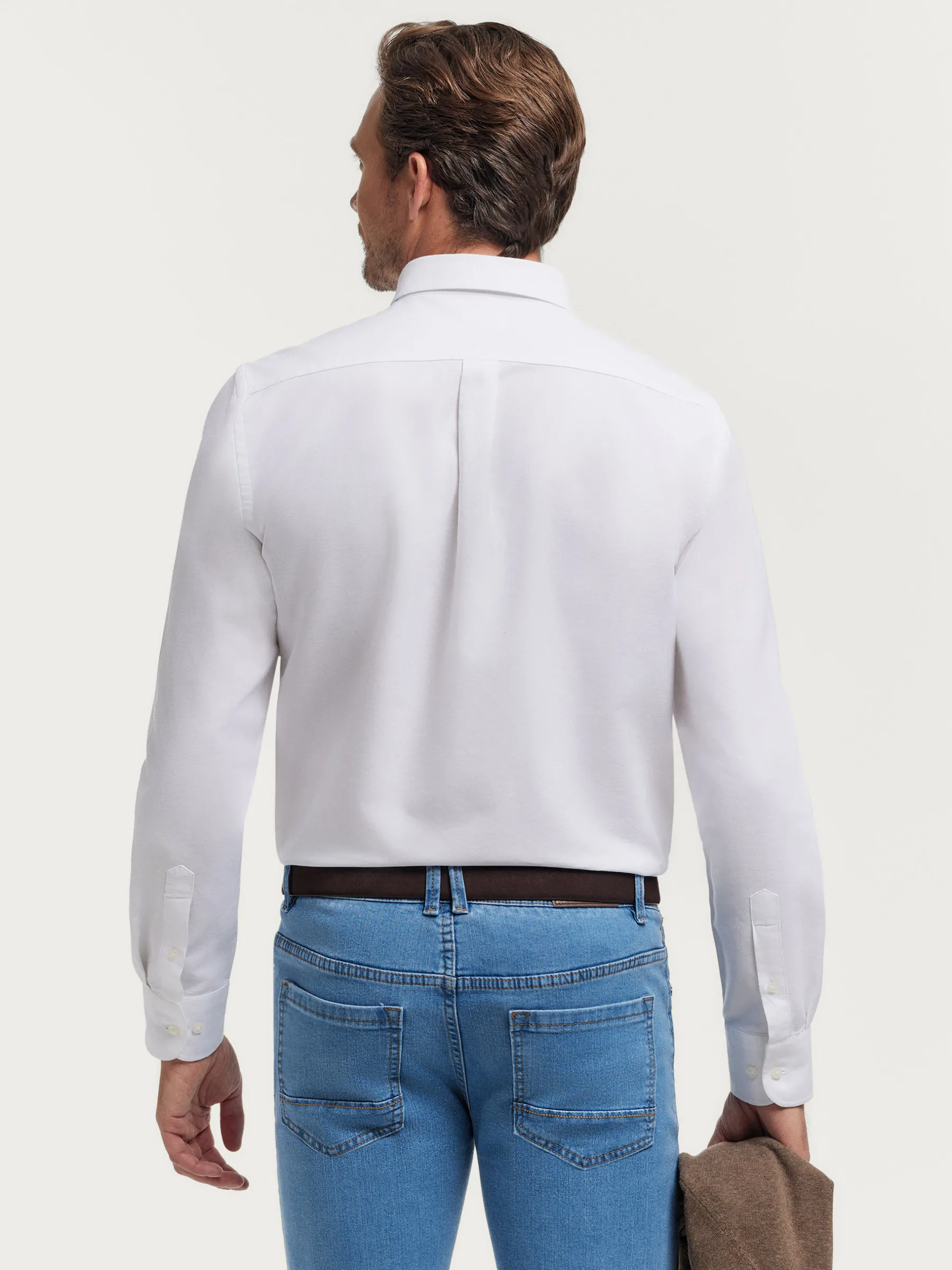 Oxford<Alvaro Moreno CAMISA OXFORD SOLID Blanco