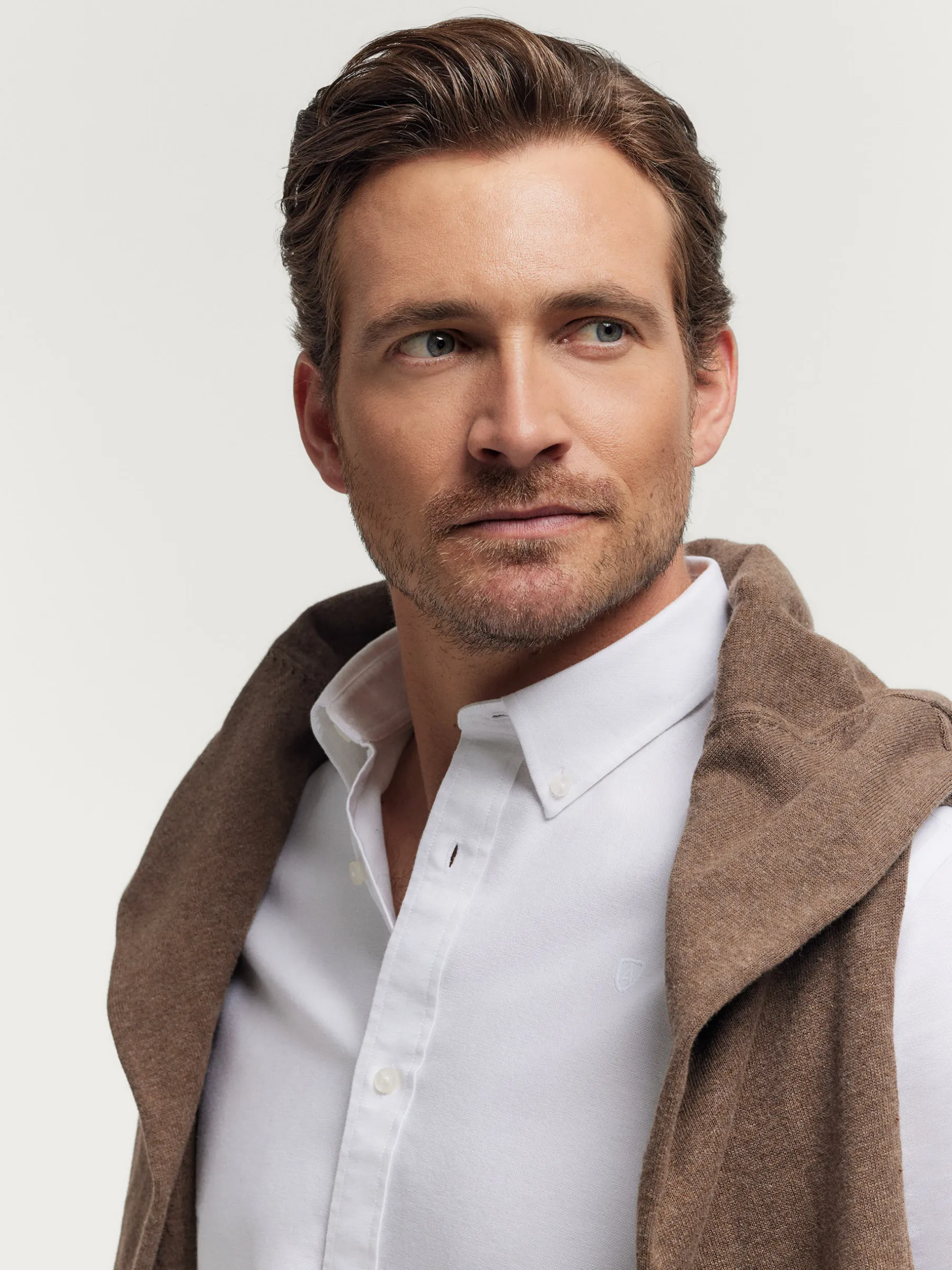 Oxford<Alvaro Moreno CAMISA OXFORD SOLID Blanco