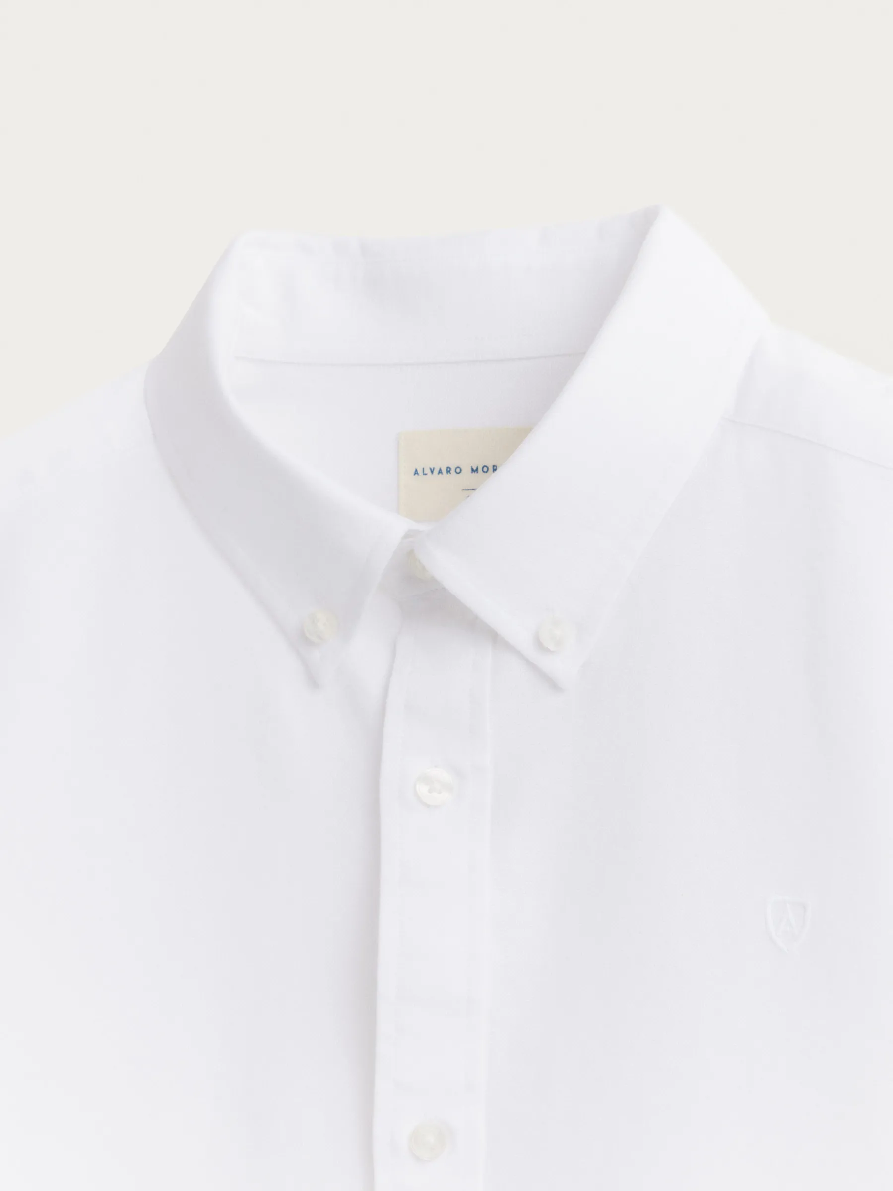 Oxford<Alvaro Moreno CAMISA OXFORD SOLID Blanco