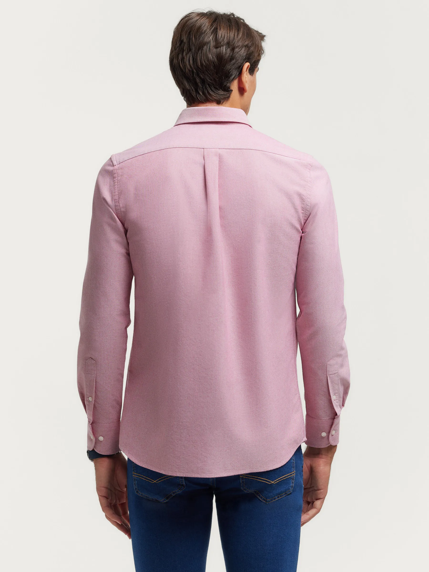 Oxford<Alvaro Moreno CAMISA OXFORD SOLID Burdeos