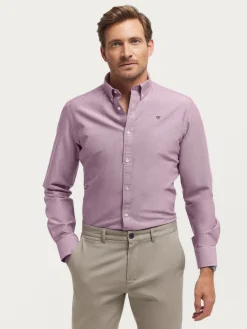 Oxford<Alvaro Moreno CAMISA OXFORD SOLID Burdeos