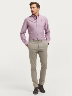Oxford<Alvaro Moreno CAMISA OXFORD SOLID Burdeos