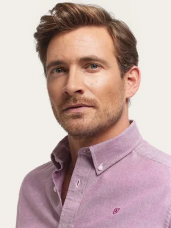 Oxford<Alvaro Moreno CAMISA OXFORD SOLID Burdeos