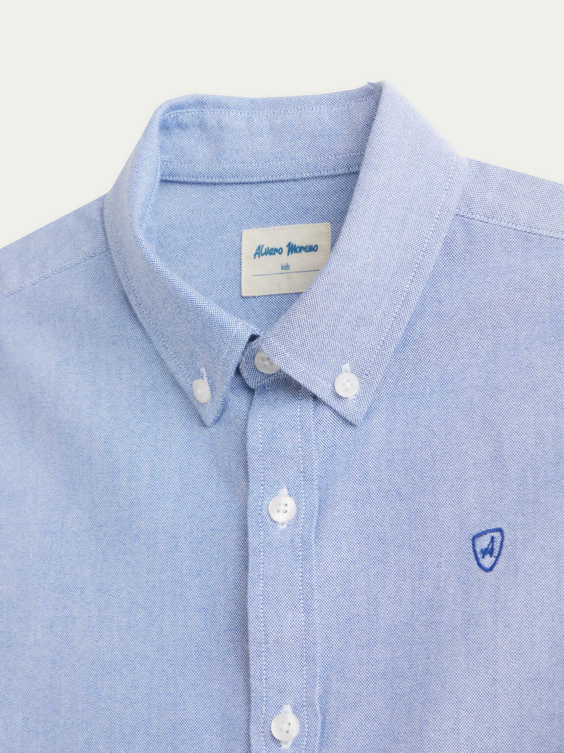 Camisas<Alvaro Moreno CAMISA OXFORD SOLID KIDS Azul