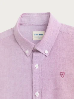 Camisas<Alvaro Moreno CAMISA OXFORD SOLID KIDS Burdeos