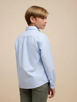 Camisas<Alvaro Moreno CAMISA OXFORD SOLID KIDS Celeste