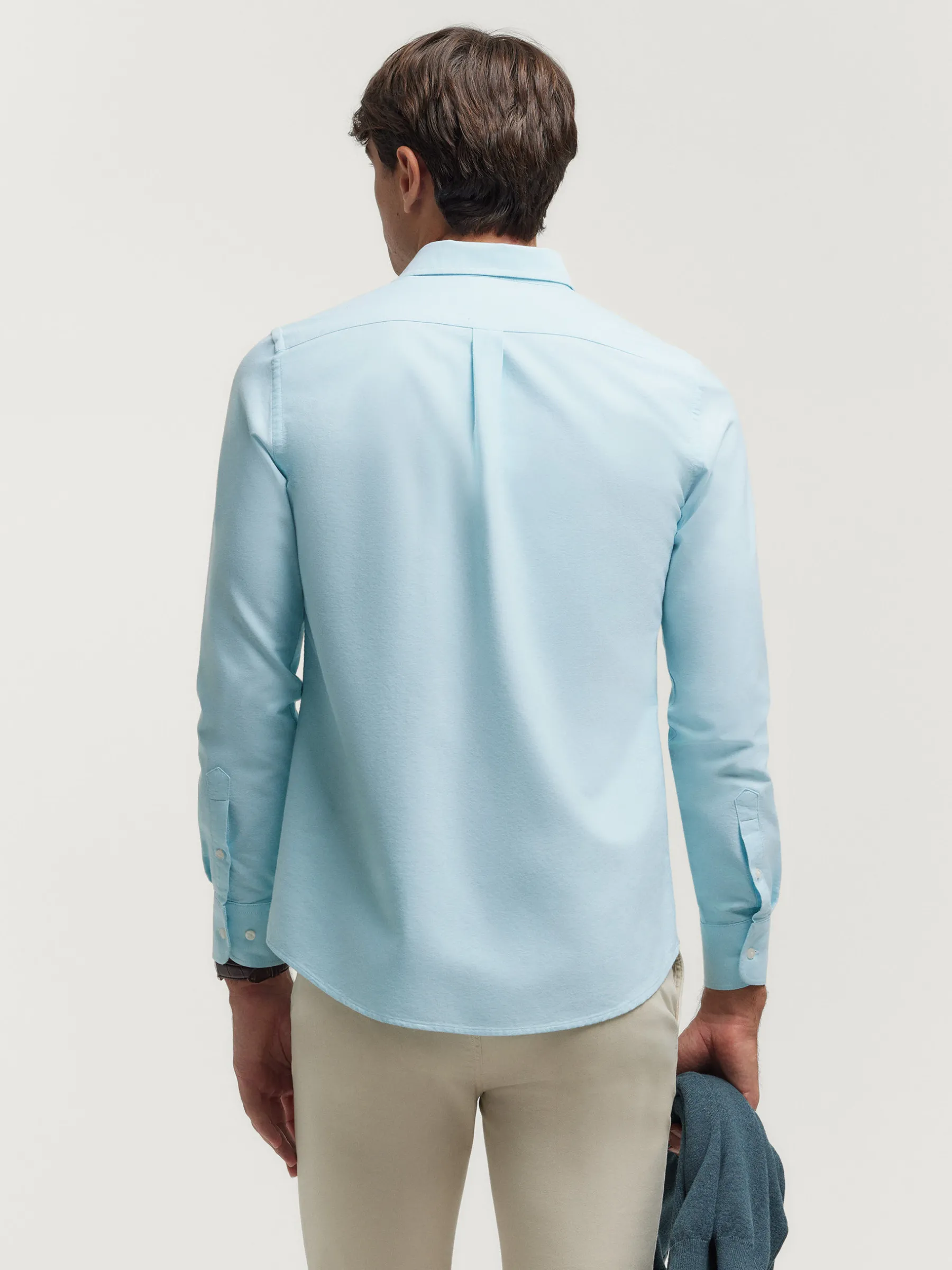 Oxford<Alvaro Moreno CAMISA OXFORD SOLID Verde Agua