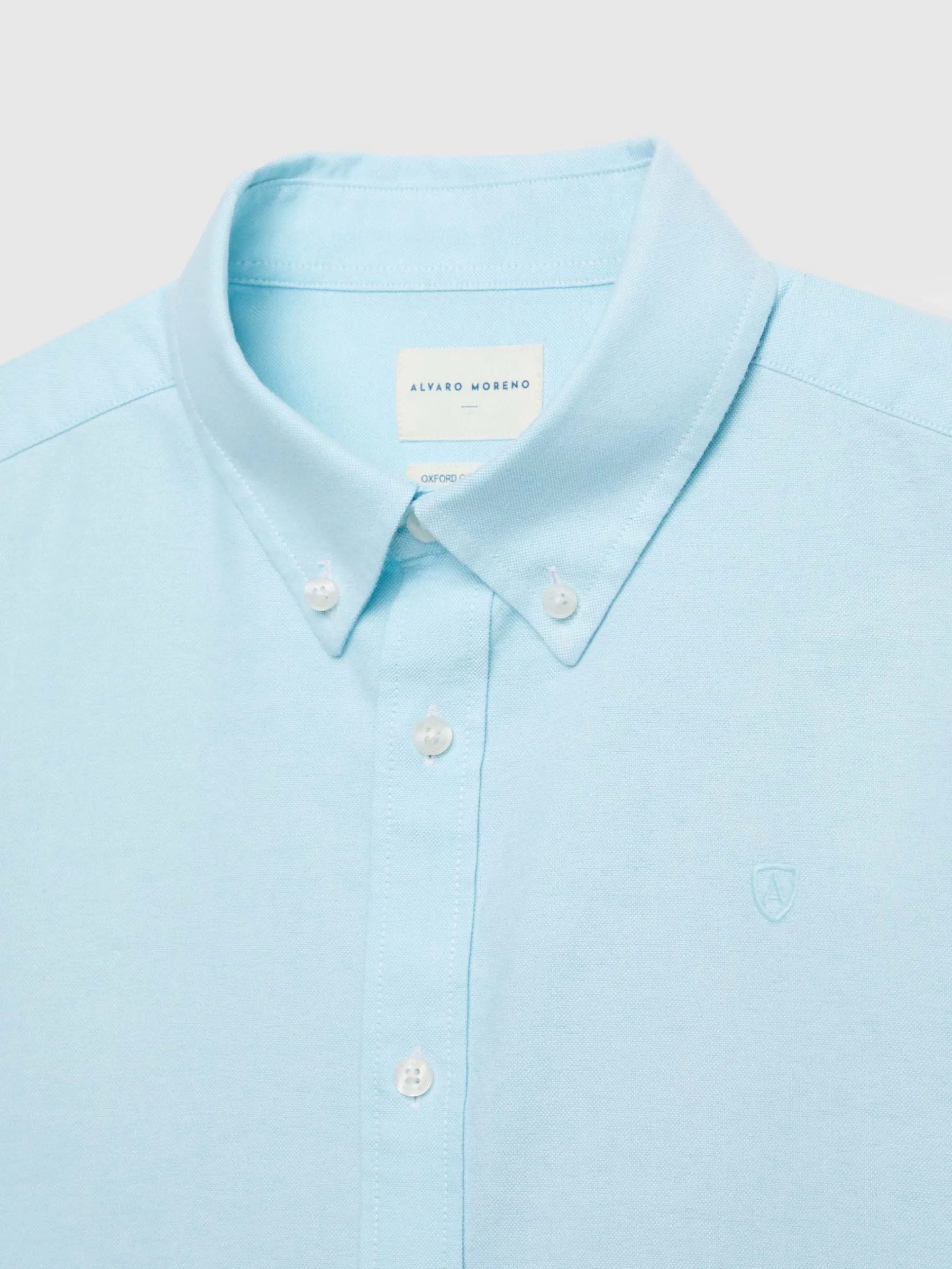 Oxford<Alvaro Moreno CAMISA OXFORD SOLID Verde Agua