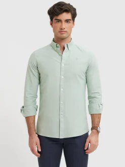 Oxford<Alvaro Moreno CAMISA OXFORD SOLID Verde