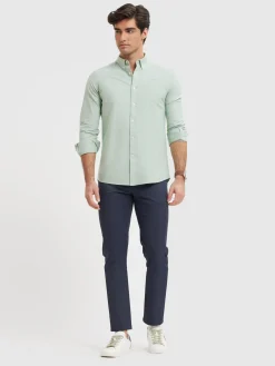 Oxford<Alvaro Moreno CAMISA OXFORD SOLID Verde