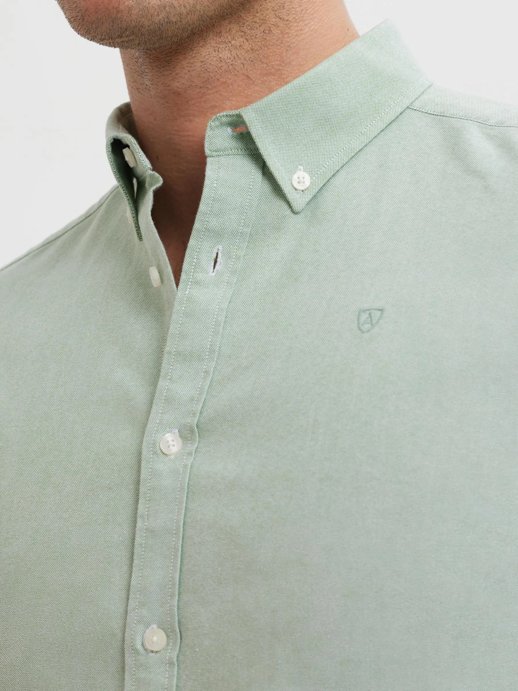 Oxford<Alvaro Moreno CAMISA OXFORD SOLID Verde