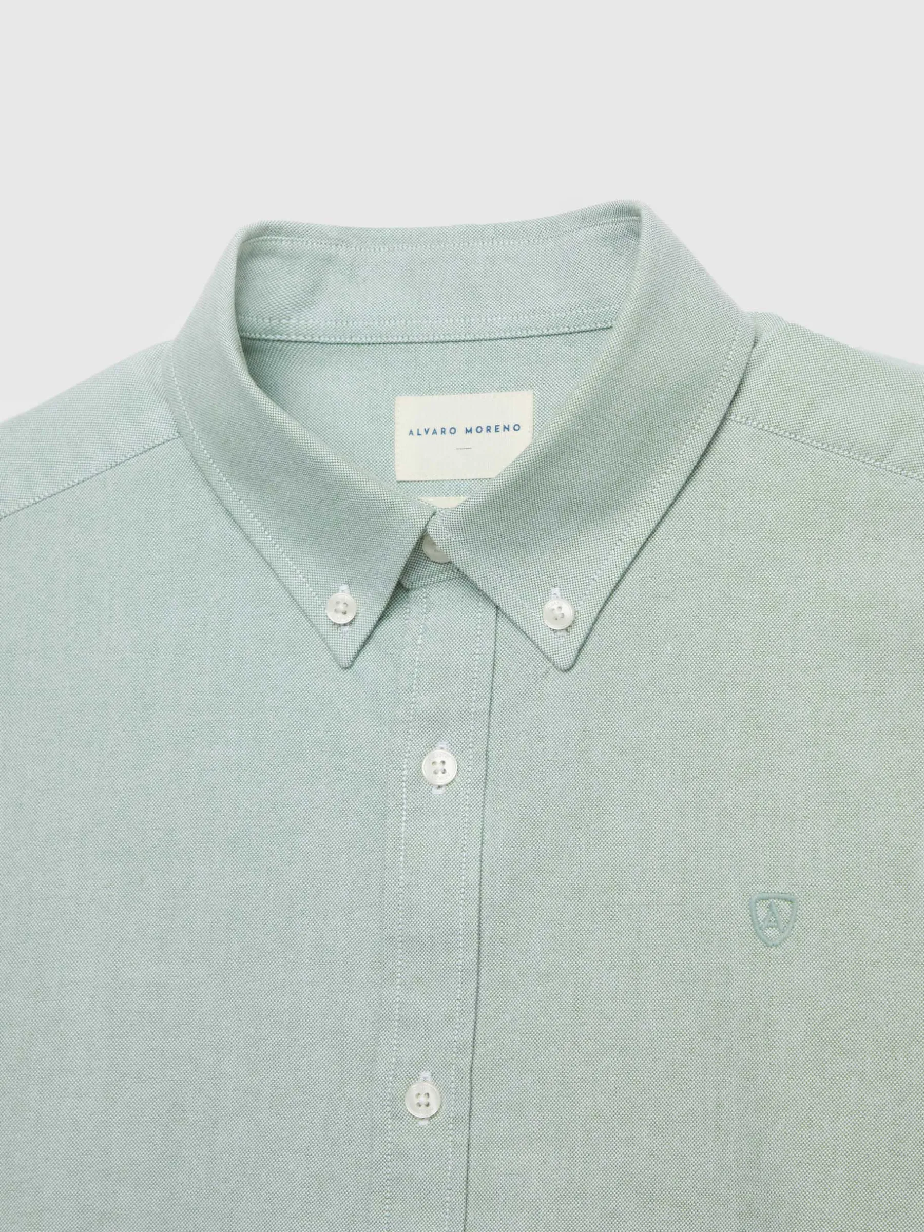 Oxford<Alvaro Moreno CAMISA OXFORD SOLID Verde