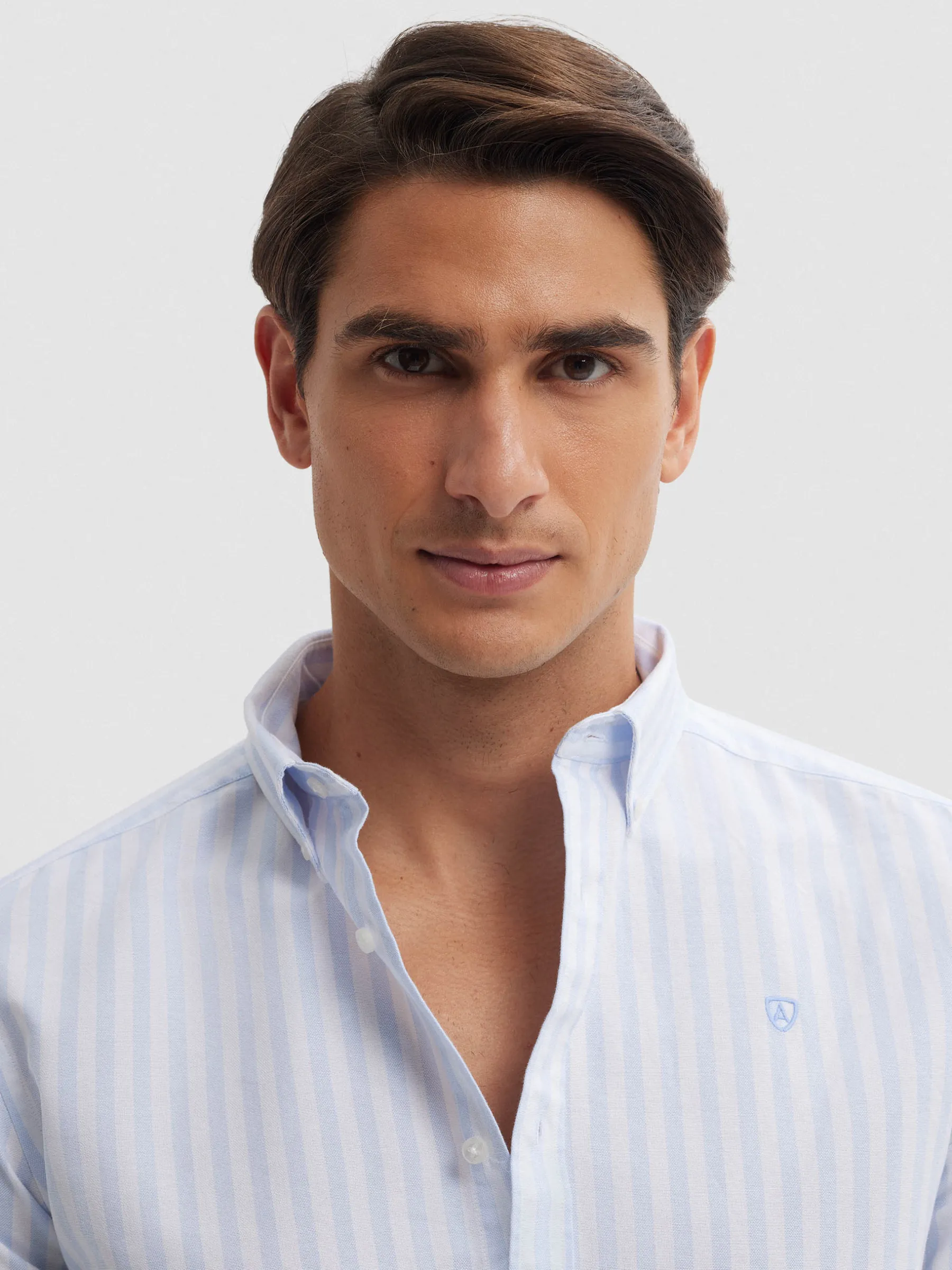 Oxford<Alvaro Moreno CAMISA OXFORD SUNSET Celeste