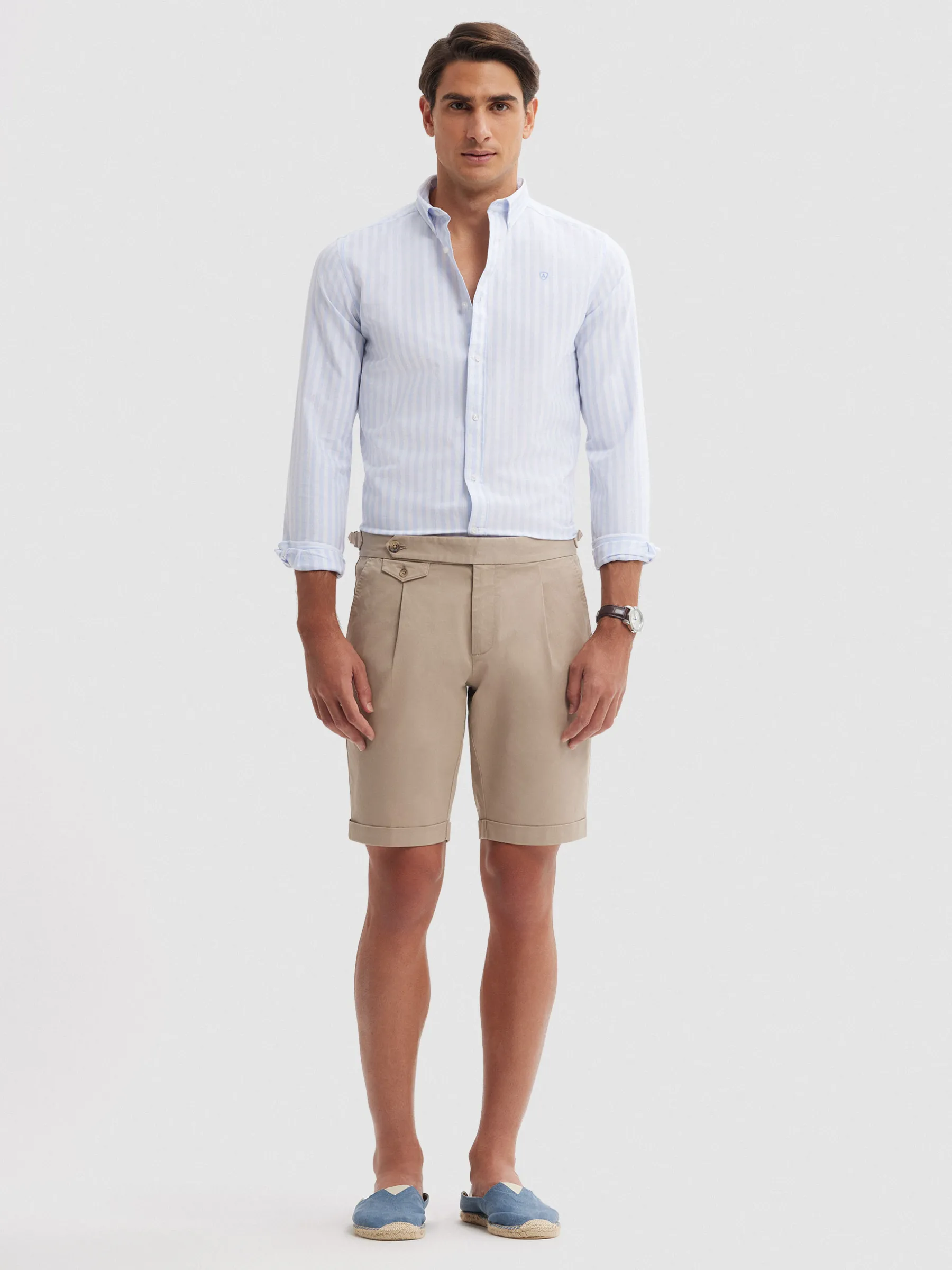 Oxford<Alvaro Moreno CAMISA OXFORD SUNSET Celeste