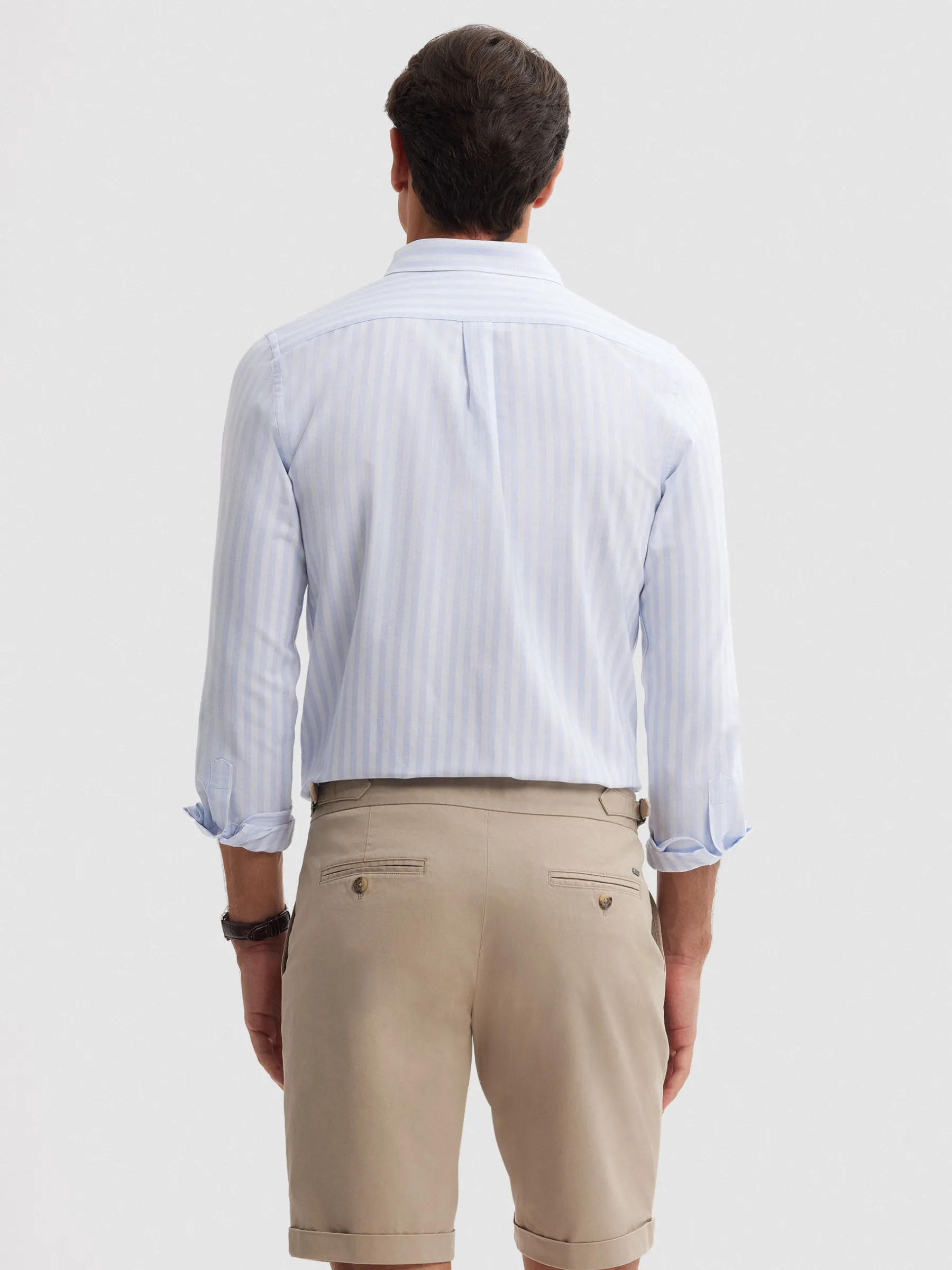 Oxford<Alvaro Moreno CAMISA OXFORD SUNSET Celeste